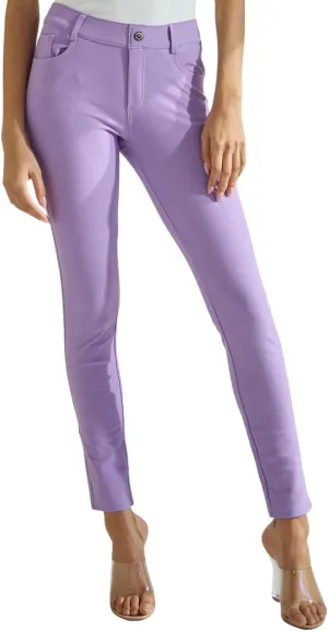 ICONOFLASH Women's Stretch Jeggings with 5 Pockets Pull On Skinny Jean Leggings (Available in Plus Size)