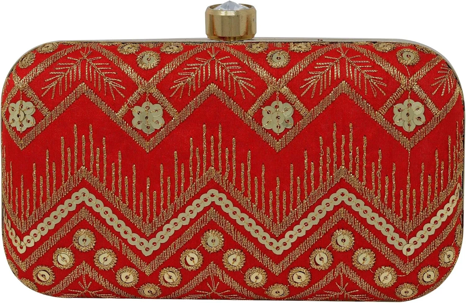 IGH Chic Handcrafted Printed Clutches – Perfect for Indian Weddings, Parties, and Elegant Return Gifts (1 Pcs)