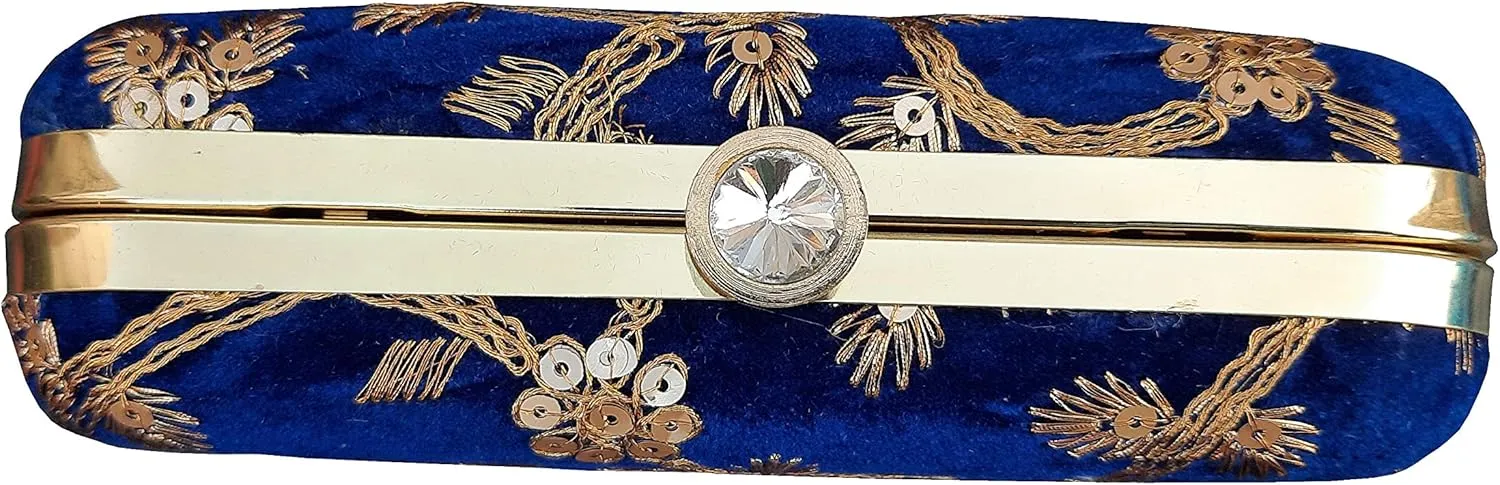 IGH Luxurious Indian Velvet Clutches for Women Ideal Wedding Favors, Unique Wedding Gifts, Christmas Party Gifts, Return Gift