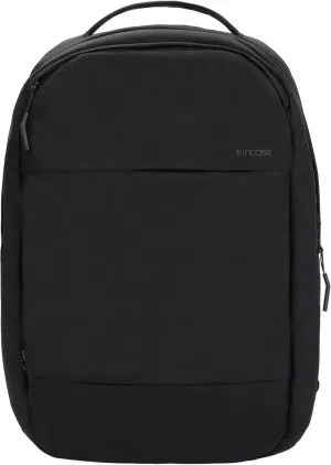 Incase City Compact Backpack - School/Work/Everyday Backpack - Slim & Compact Design -16" Laptop Storage Compartment, Quick Access Pocket, Front Pocket, Adjustable and Padded Straps - Cordura Black