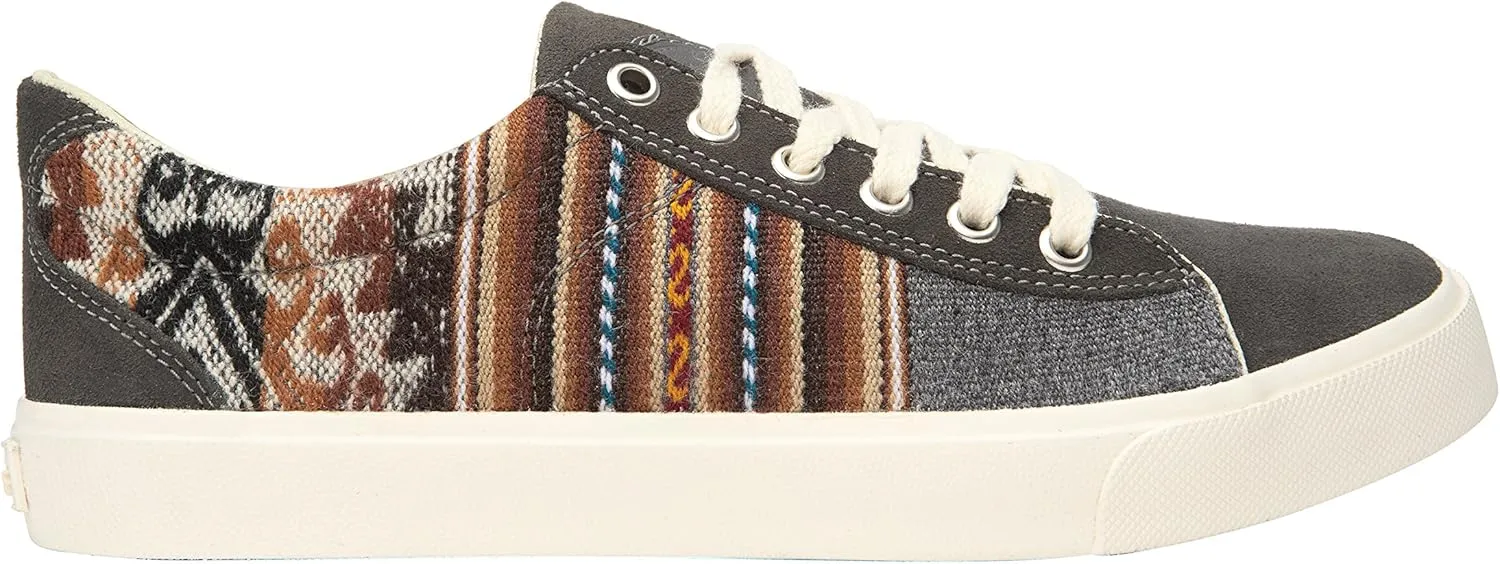 Inkkas Cusco Low Top Sneakers for Men & Women - Handcrafted Artisan Womens & Mens Casual Shoes - Lightweight & Comfortable Womens/Mens Shoes in Brown - Canvas Low Top Sneaker w/Insole Arch Support
