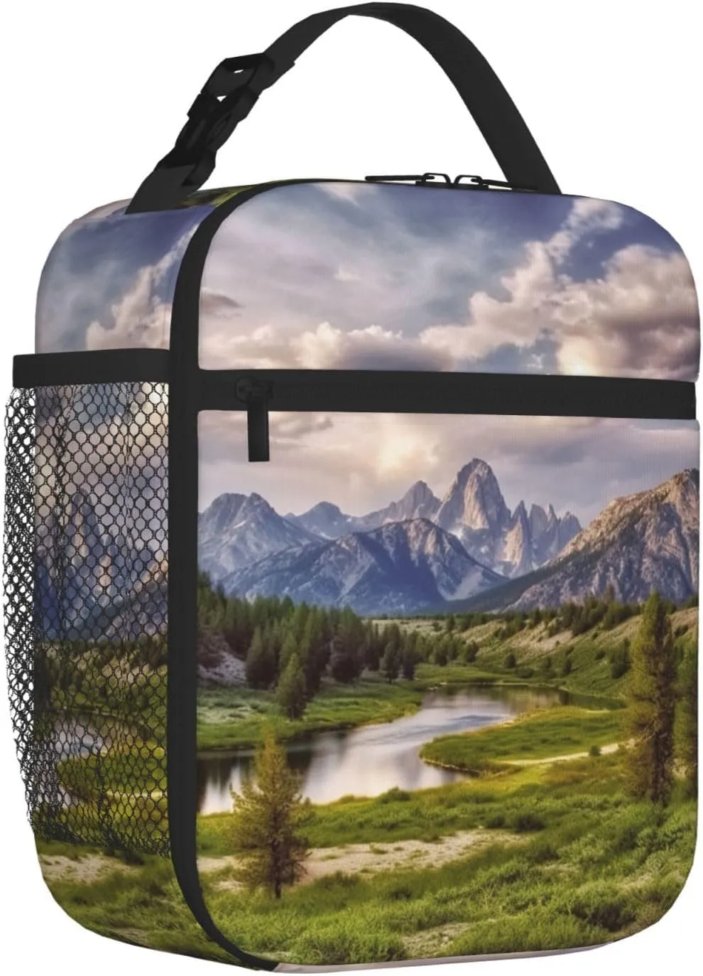 Insulated Lunch Bag for Men Women Reusable Lunch Box Landscape national park Lunchbox Leakproof Cooler Bags for Work Picnic