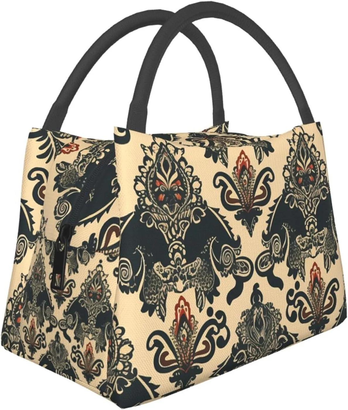 Insulated Lunch Bag for Women Reusable Lunch Box for Office Travel Thermal Lunchbox Asian Elephants Lunch Tote Bags Leakproof Cooler Bag for Men Large Capacity Meal Bag
