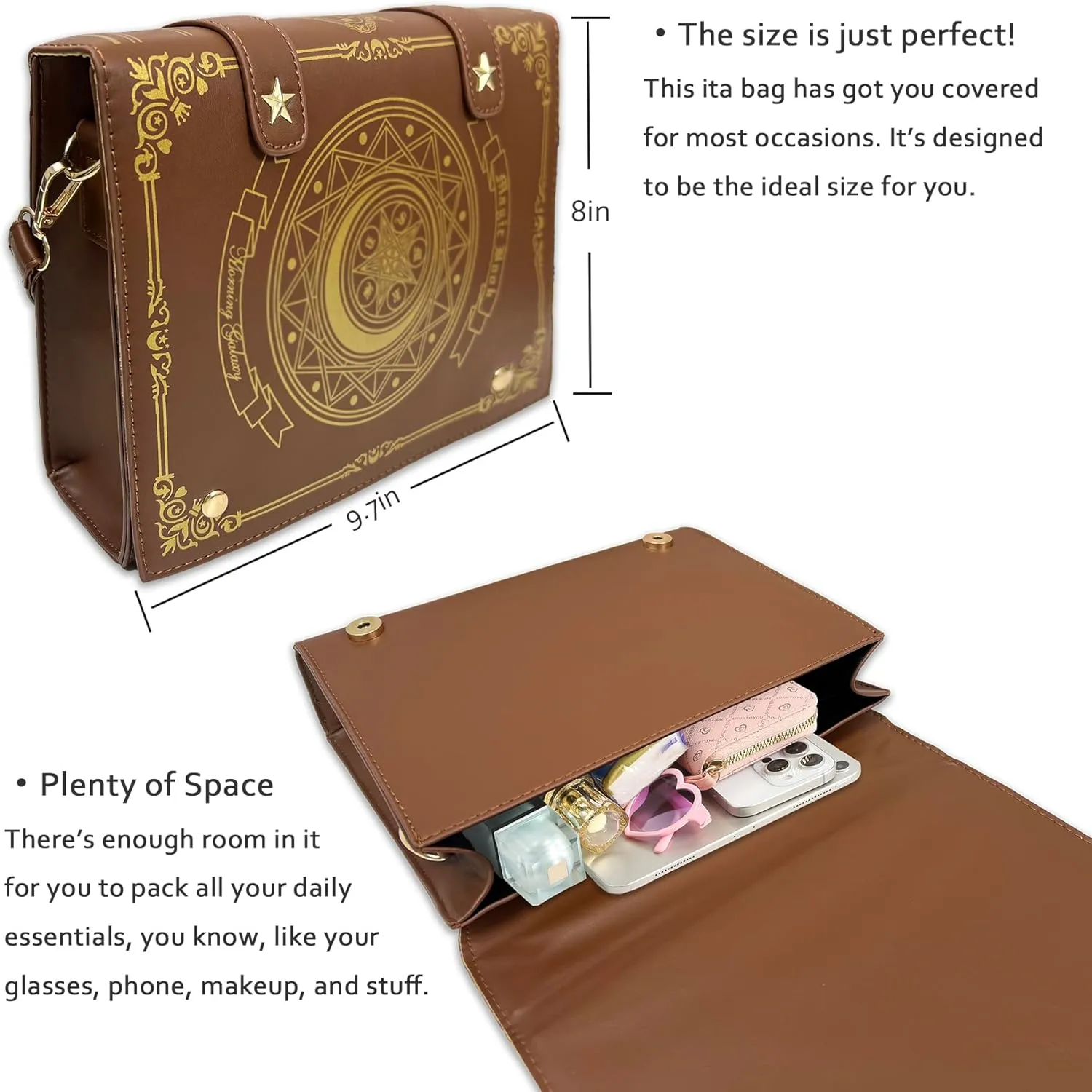 Ita Bag Crossbody Cute Small Pin Purse Kawaii Anime Messenger Bag for Women