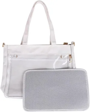 Japanese Style Crossbody Bag for Women Cute Canvas Bag Teen Shoulder Bag Student Handbag Lovely Clear Messenger Bag