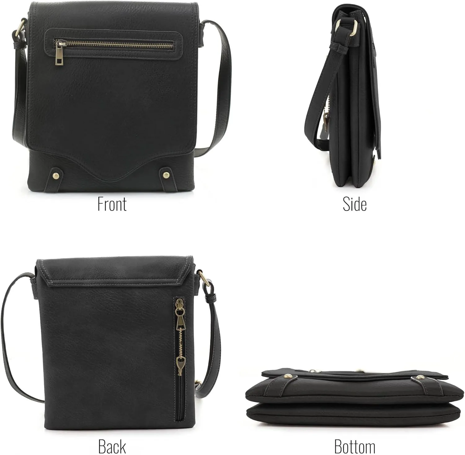 JESSIE & JAMES Cheyanne Concealed Carry Crossbody Bag with Lock and Key