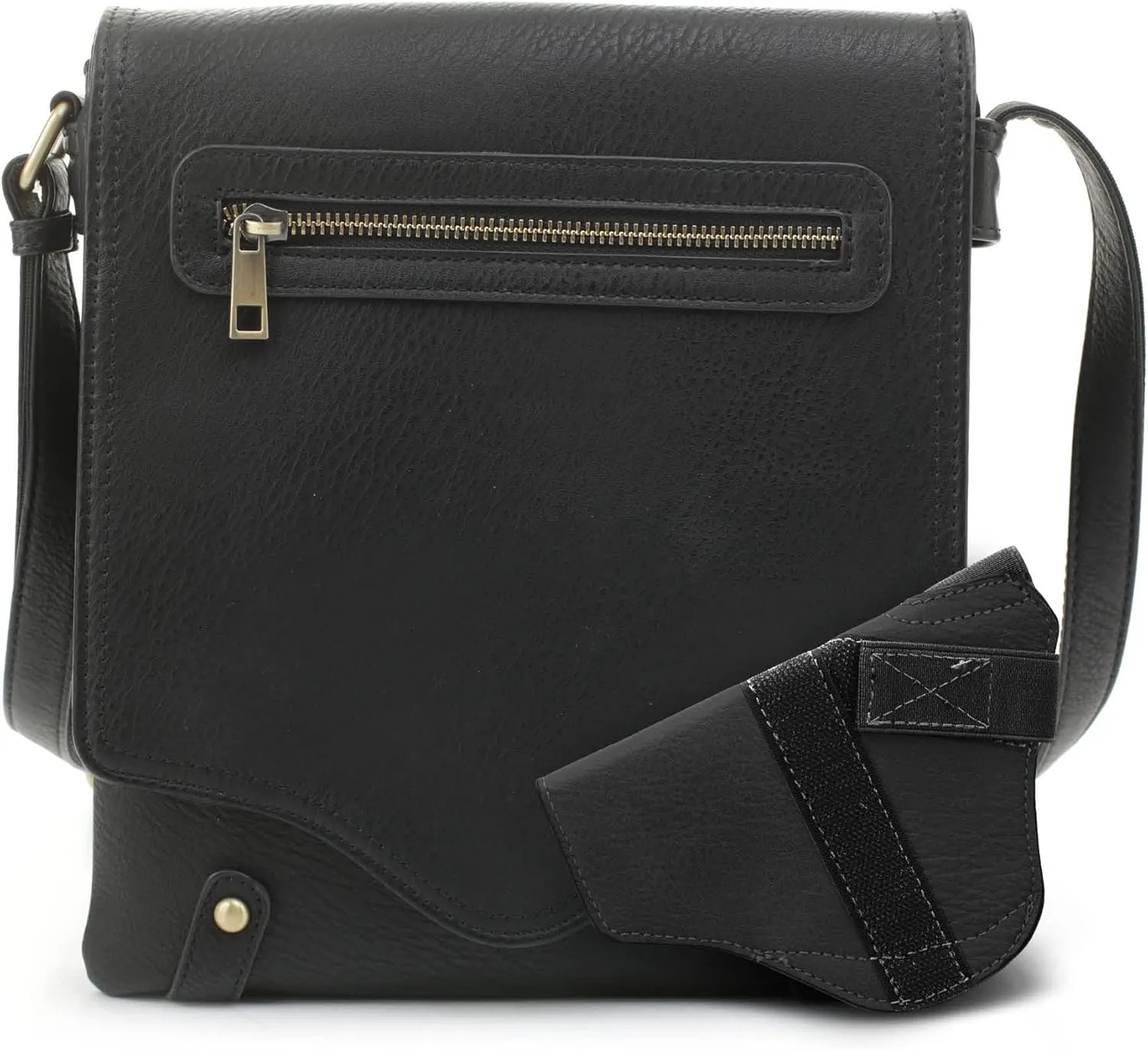 JESSIE & JAMES Cheyanne Concealed Carry Crossbody Bag with Lock and Key