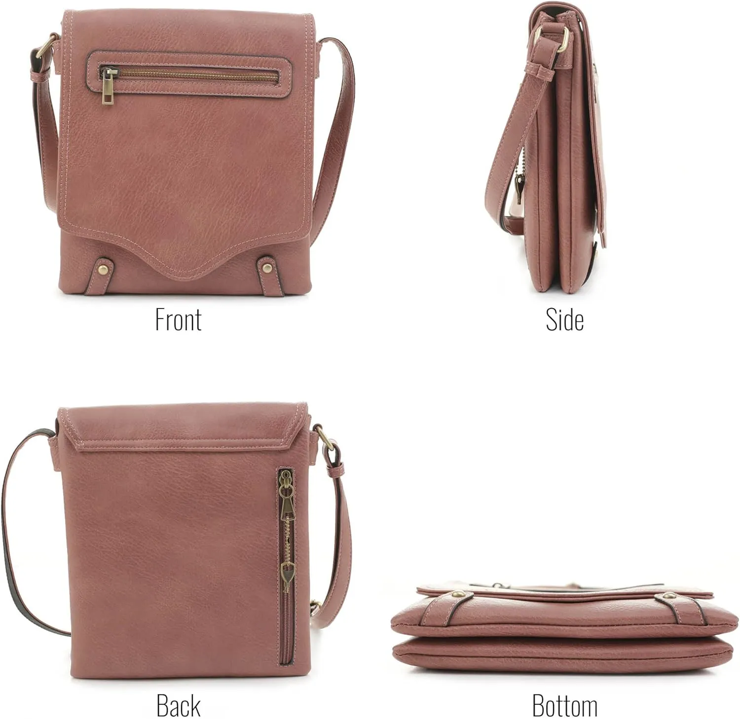 JESSIE & JAMES Cheyanne Concealed Carry Crossbody Bag with Lock and Key