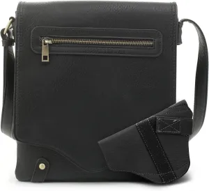 JESSIE & JAMES Cheyanne Concealed Carry Crossbody Bag with Lock and Key