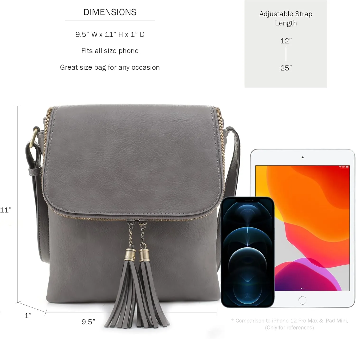 JESSIE & JAMES Cheyanne Concealed Carry Crossbody Bag with Lock and Key