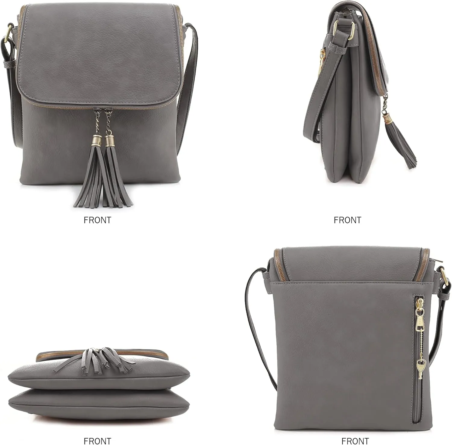 JESSIE & JAMES Cheyanne Concealed Carry Crossbody Bag with Lock and Key