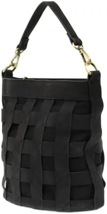 Joy Susan Women's Fashion Purse Briana Cage Bucket Bag Purse