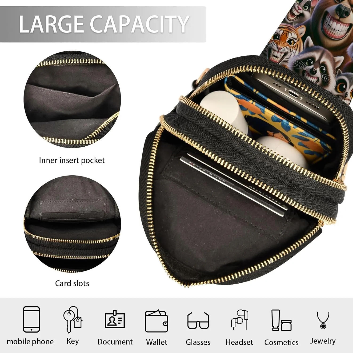 JSTEL Leather Crossbody Sling Bags for Women,Leather Crossbody Purses Leather Crossbody Bag Sling Purse