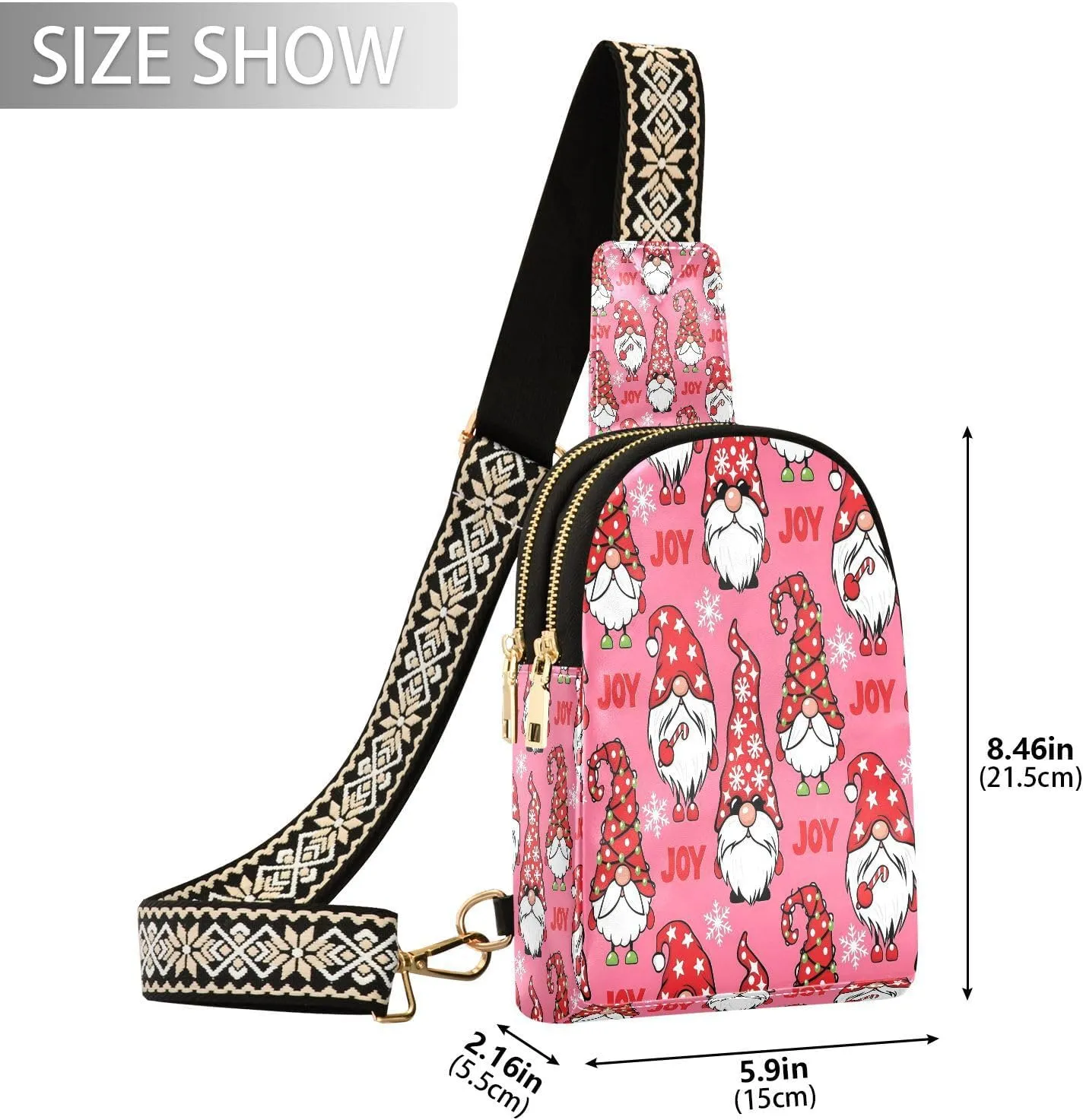 JSTEL Leather Crossbody Sling Bags for Women,Leather Crossbody Purses Leather Crossbody Bag Sling Purse