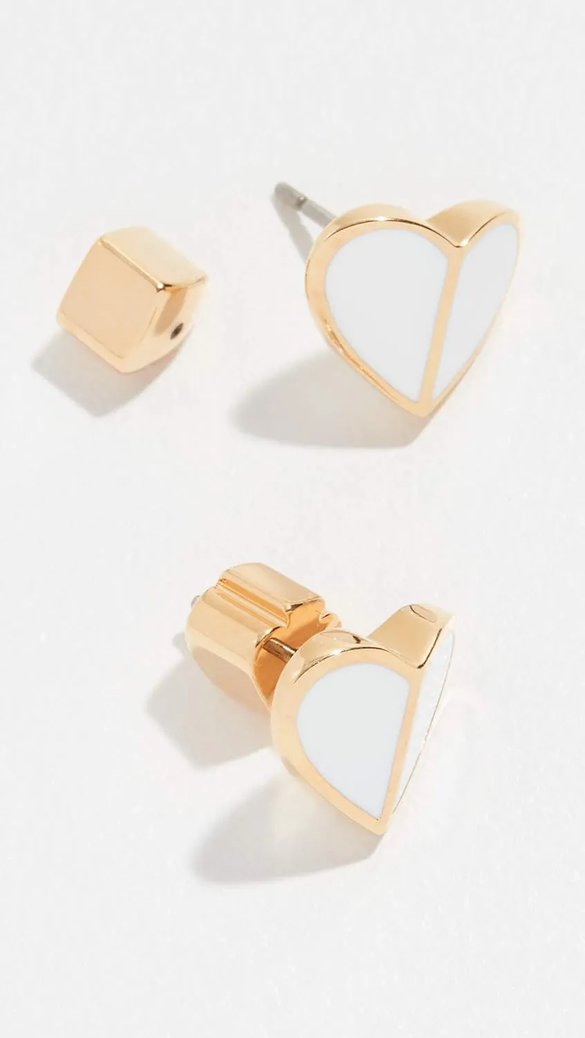 Kate Spade New York Heritage Spade Small Heart Studs Earrings