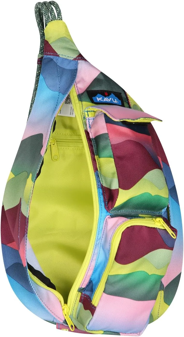 KAVU Mini Rope Sling Pack with Adjustable Rope Shoulder Strap