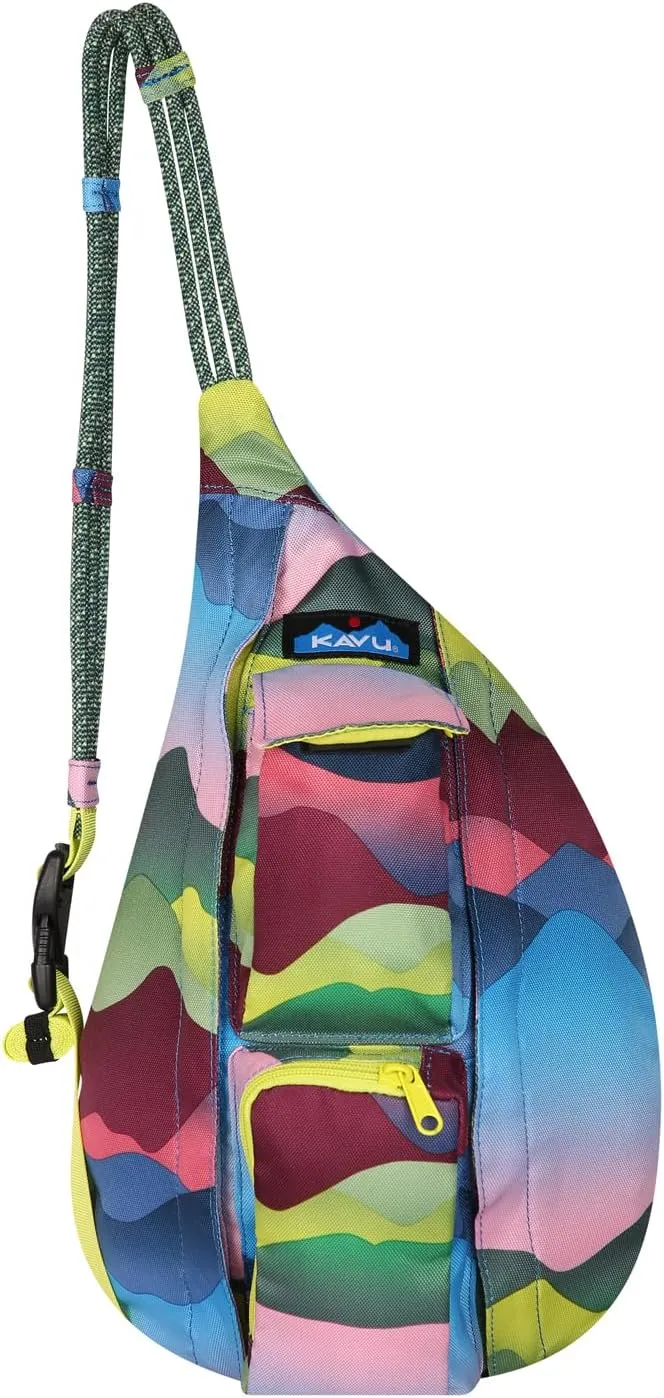 KAVU Mini Rope Sling Pack with Adjustable Rope Shoulder Strap