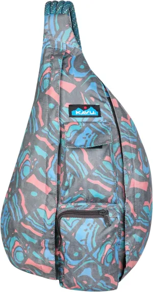 KAVU Original Rope Sack Sling Crossbody Backpack - Topo Smash