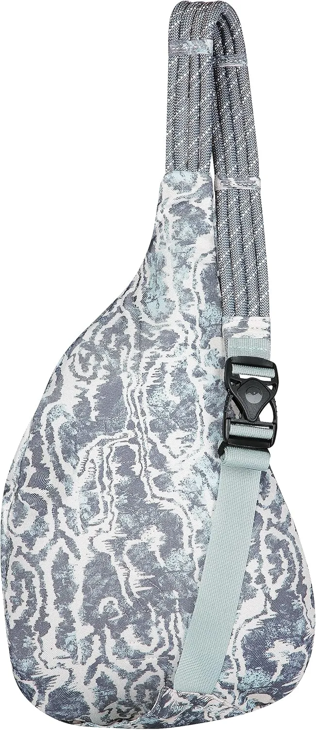 KAVU Original Rope Sling Bag with Adjustable Rope Shoulder Strap - Motion Undertow