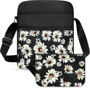 Kemy's Small Canvas Crossbody Bag for Teen Girls, Lightweight Messenger Shoulder Bags Cross Body Purse for Girls and Women