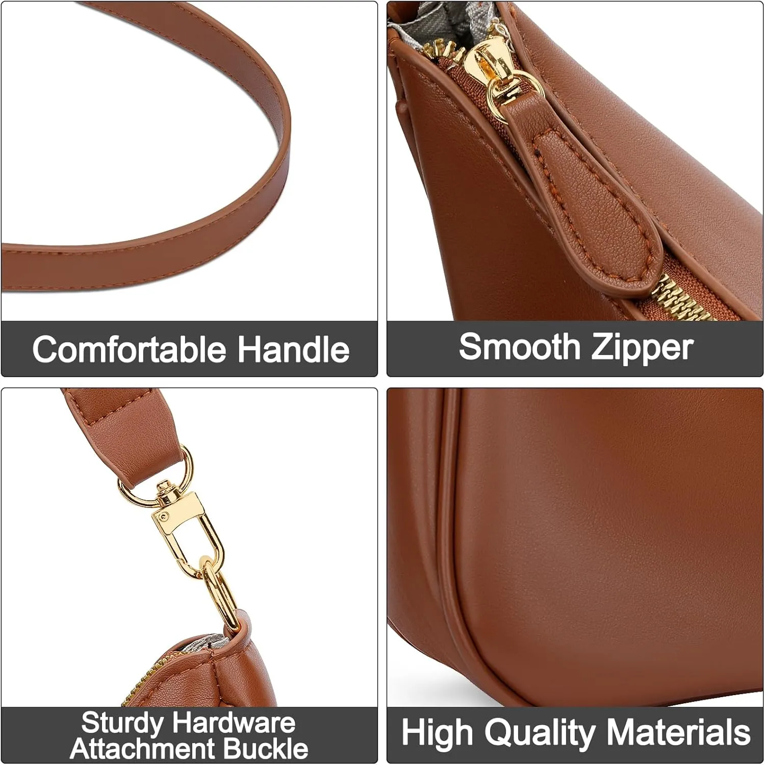 KKXIU Shoulder Bag for Women Cute Hobo Purses and Handbags Retro Clutch Underarm Purse