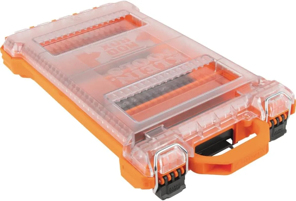 Klein Tools 54812MB MODBox Compact Storage Box, Parts Organizer, Toolbox Connects to MODBox Modular System, Backpack, Tote and Tool Bag