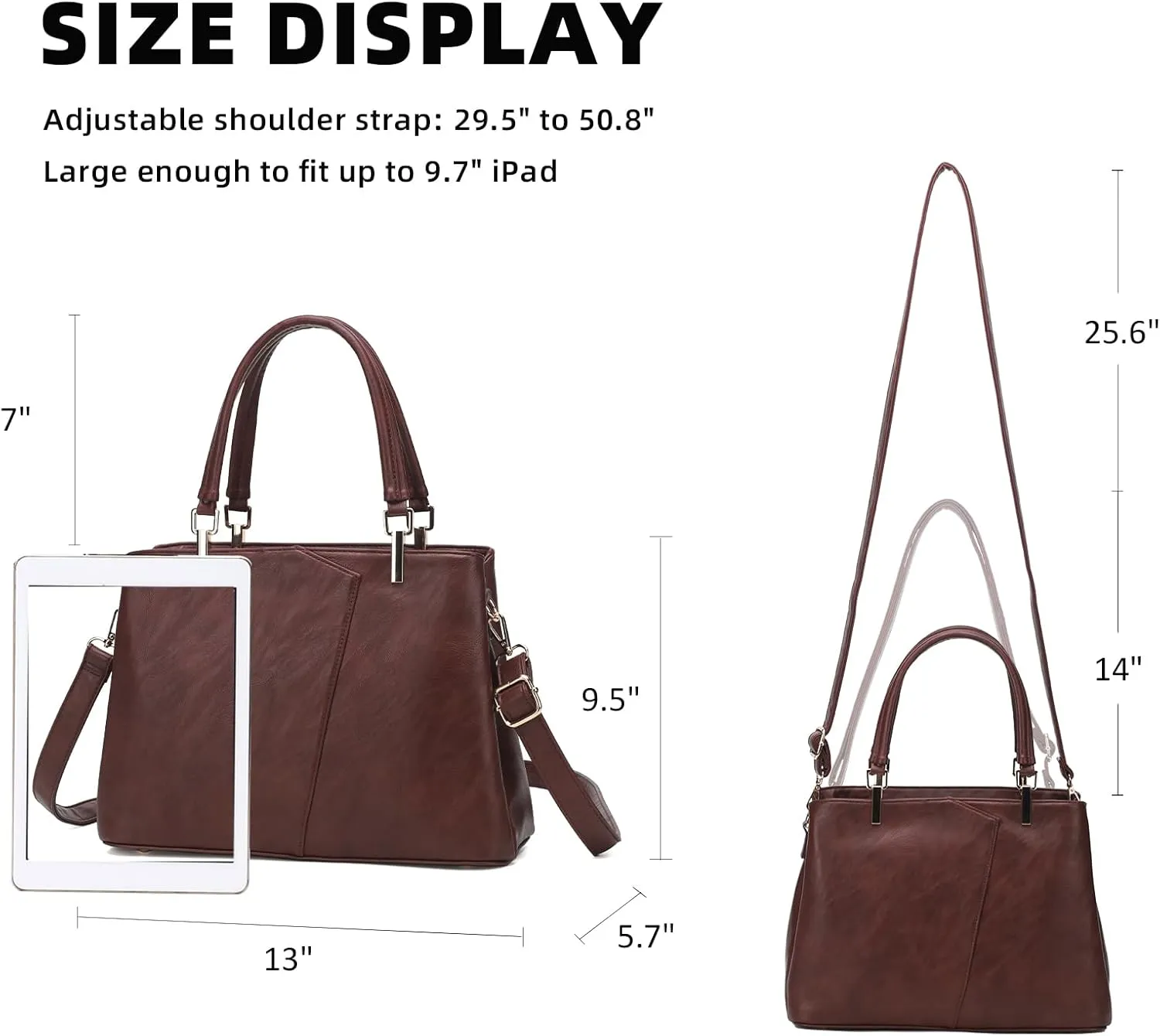 KouLi Buir Hobo, PU Leather Purses and Handbags - Shoulder, Crossbody, Top Handle, Tote Bags for Women