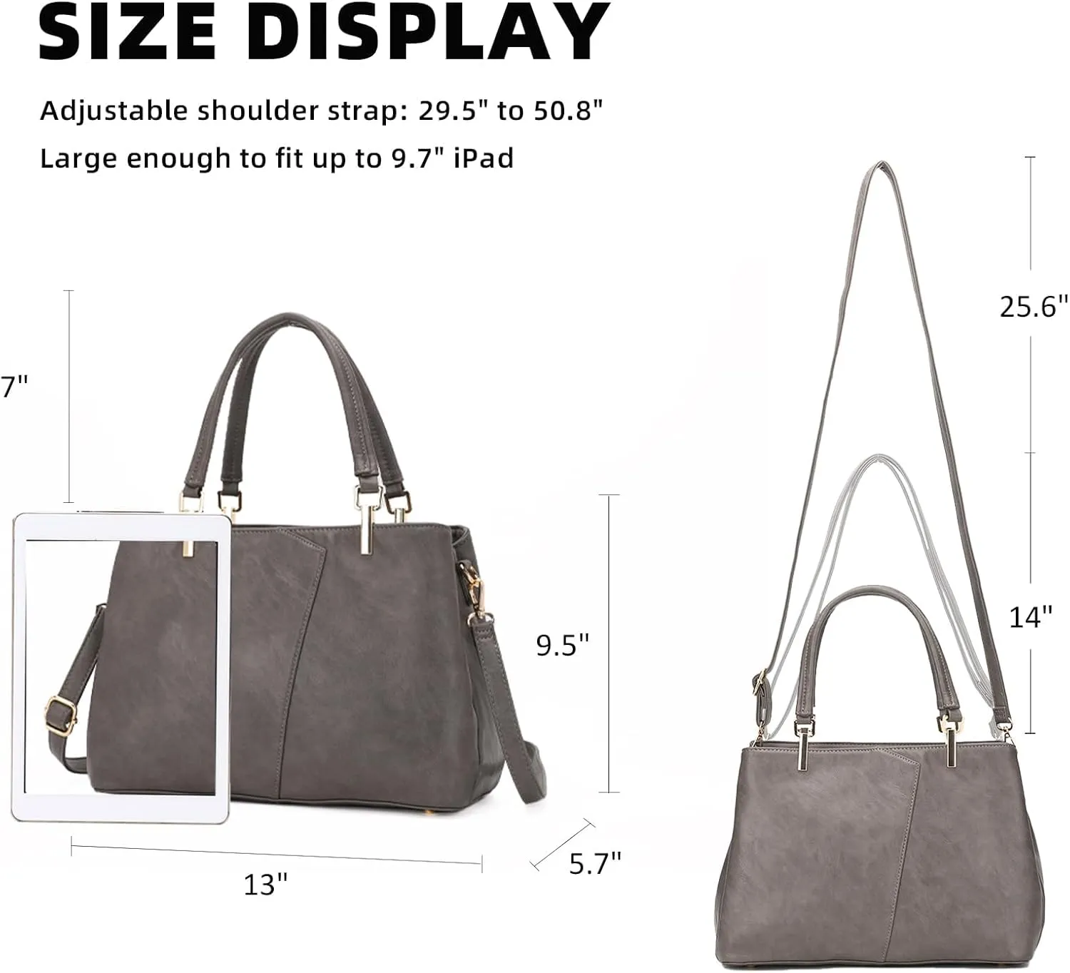 KouLi Buir Hobo, PU Leather Purses and Handbags - Shoulder, Crossbody, Top Handle, Tote Bags for Women