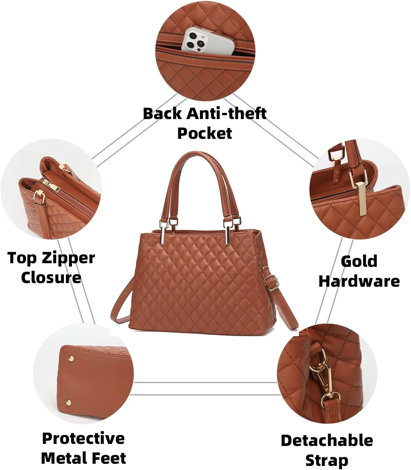 KouLi Buir Hobo, PU Leather Purses and Handbags - Shoulder, Crossbody, Top Handle, Tote Bags for Women