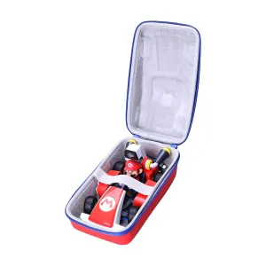L LTGEM Storage Case for Mario Kart Live: Home Circuit -Mario Set - Nintendo Switch Mario Set Edition - Travel Protective Carrying Bag(Red)