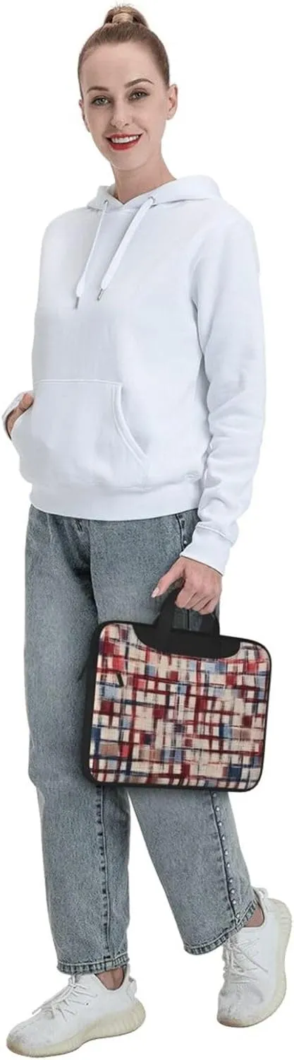 Laptop Bag Vintage Stripe Laptop Tote Bag Women Men Laptop Sleeve Case Lightweight Computer Bag