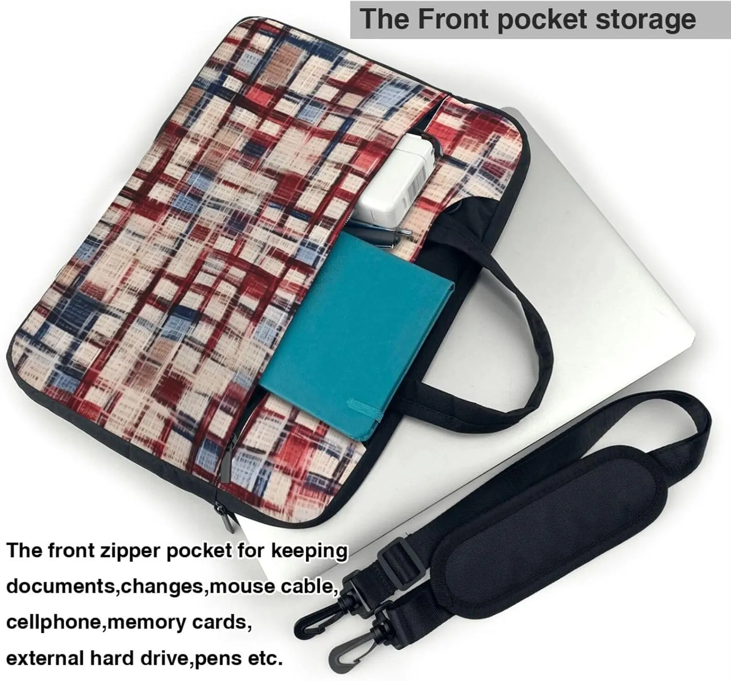 Laptop Bag Vintage Stripe Laptop Tote Bag Women Men Laptop Sleeve Case Lightweight Computer Bag