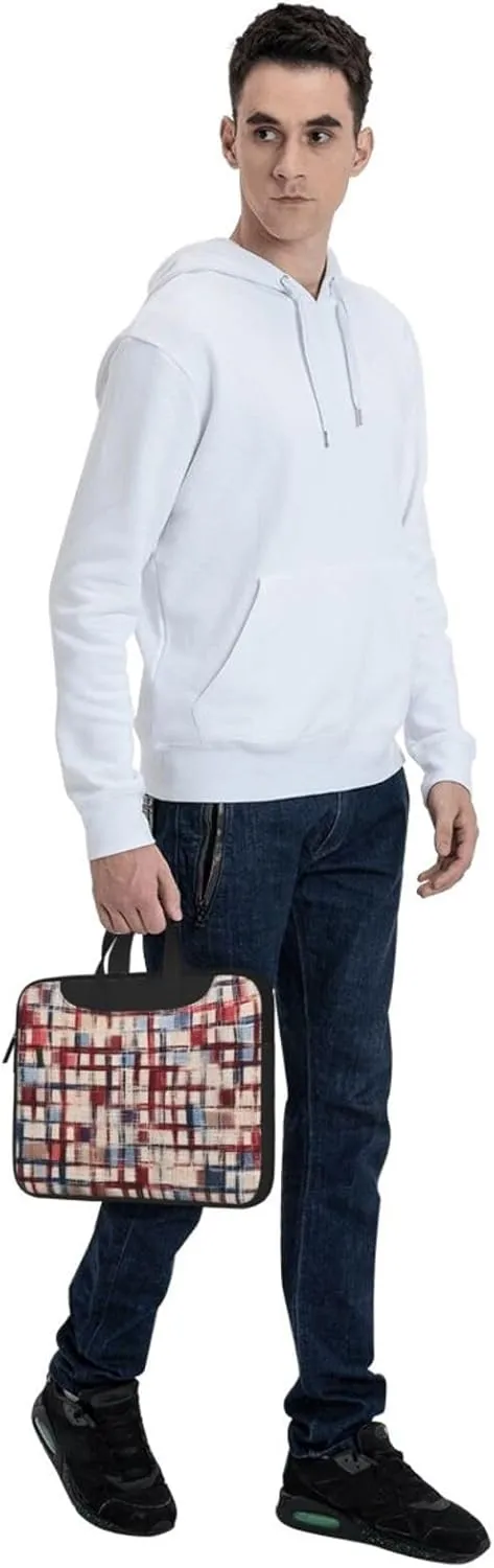 Laptop Bag Vintage Stripe Laptop Tote Bag Women Men Laptop Sleeve Case Lightweight Computer Bag