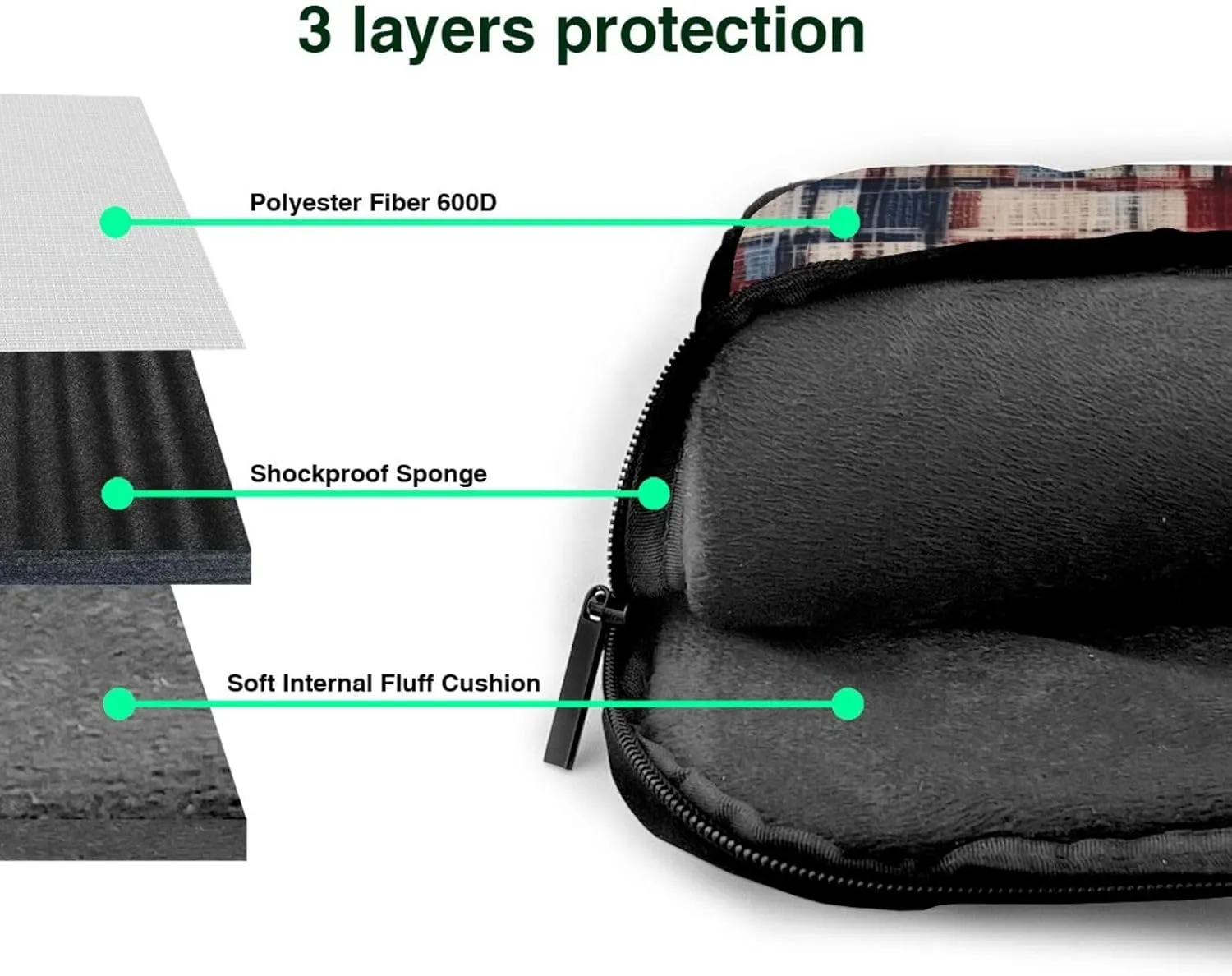 Laptop Bag Vintage Stripe Laptop Tote Bag Women Men Laptop Sleeve Case Lightweight Computer Bag