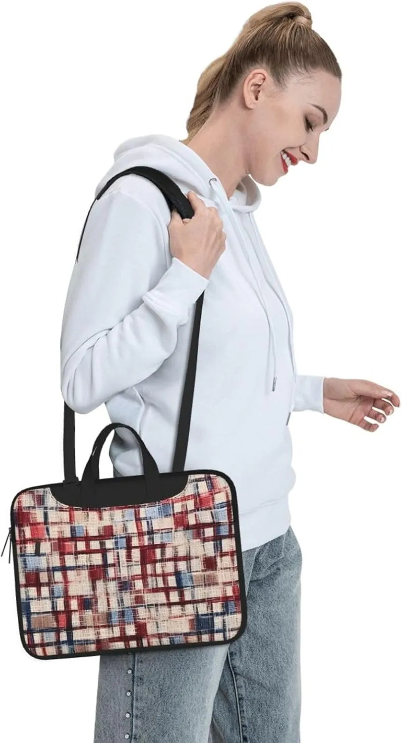 Laptop Bag Vintage Stripe Laptop Tote Bag Women Men Laptop Sleeve Case Lightweight Computer Bag