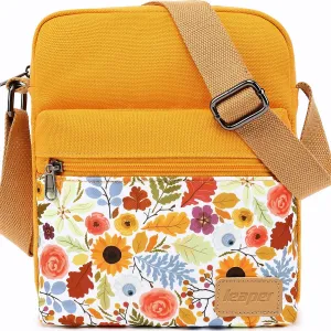 Leaper Girls Crossbody Purses for Kids 2 PCS Cross Body Bag Women Messenger Bag Girls Canvas Bag Cross Body Purse Set