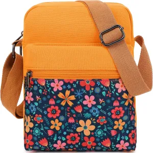 Leaper Girls Crossbody Purses for Kids 2 PCS Cross Body Bag Women Messenger Bag Girls Canvas Bag Cross Body Purse Set