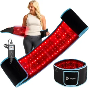 Lifepro Red Light Therapy Belt - 660nm & 850nm Near Infrared & Red Light Therapy for Body, Relaxing Muscle, Inflammation, Improve Circulation