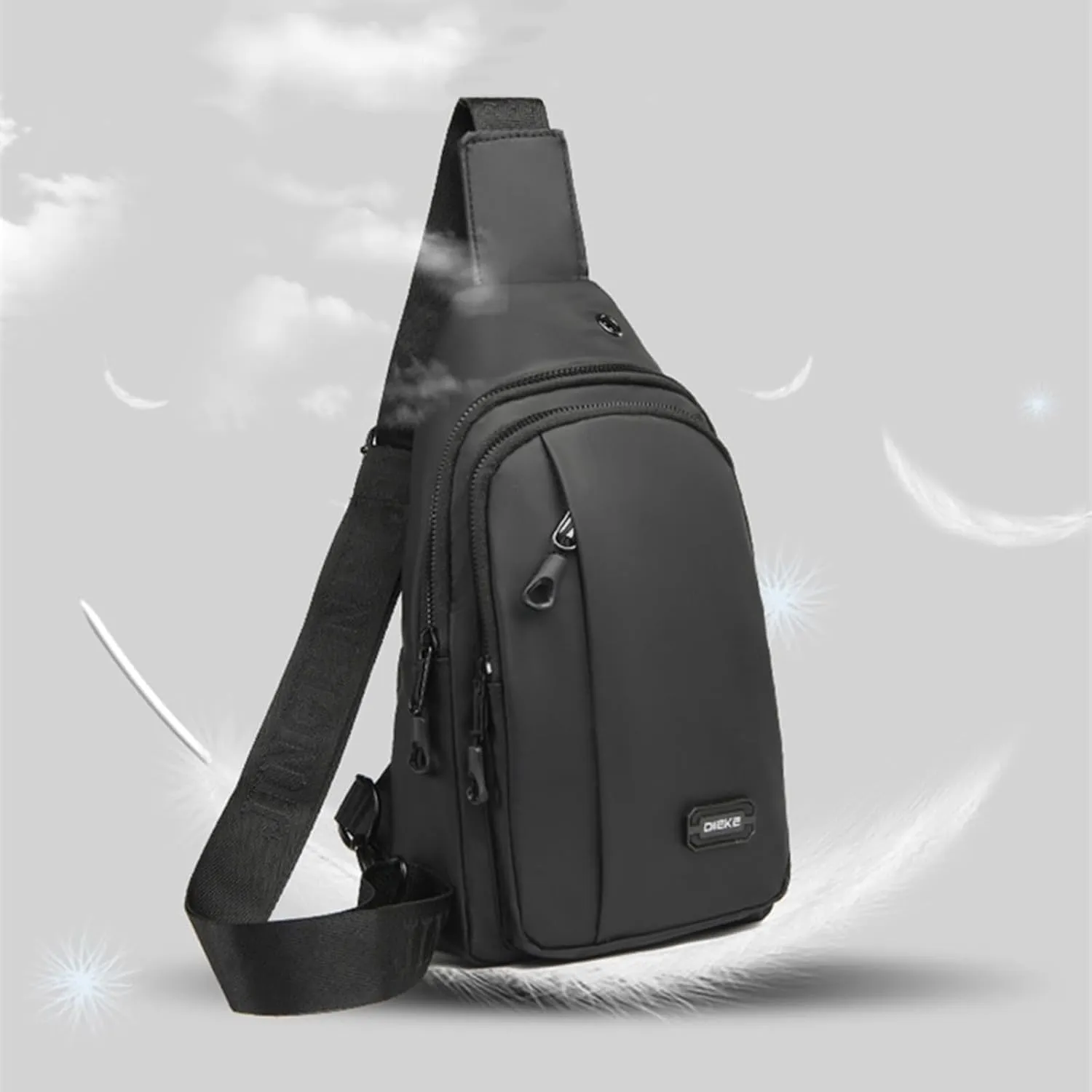 Lightweight Multifunctional Messenger Bag for Women, Portable Crossbody Bag Chest Bag for Sports Outdoor or Travel Use