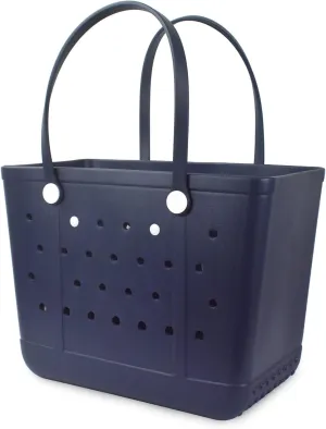 Lightweight Rubber Beach Bag X-Large Waterproof Washable Tote Bag