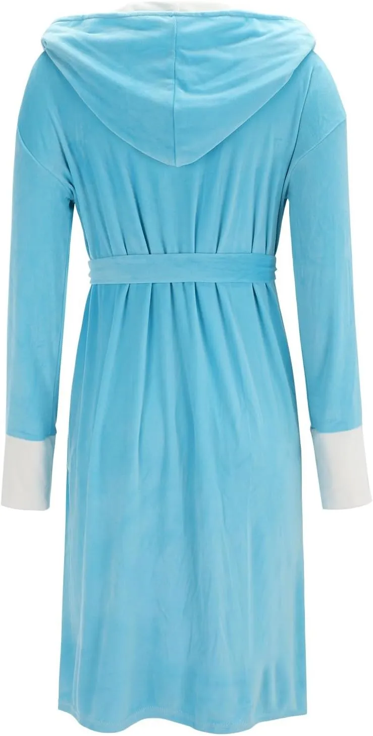 Lightweight Soft Winter Kimono Robes Flannel Bathrobes Double-Faced Velvet Pajamas Shower Spa House Long Robe For