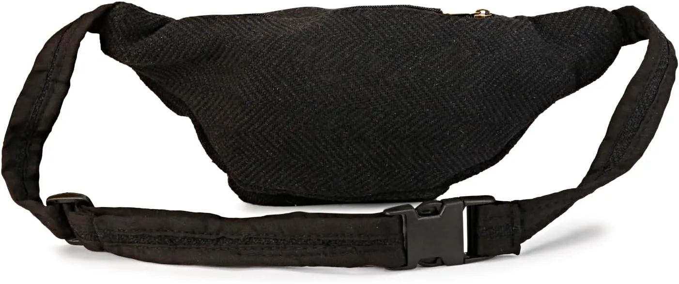 LONGING TO BUY Hemp Fanny Pack & Hemp Waist Belt for Men & Women