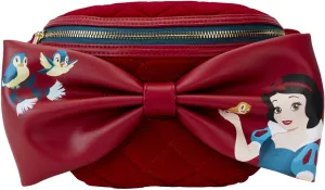 Loungefly Disney Snow White Classic Bow Velvet Belt Bag Fanny Pack