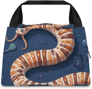 Lunch Bag for Women Insulated Lunch Box Worm Shape Biological Lunch Tote Bags Lunch Containers Lunchbox
