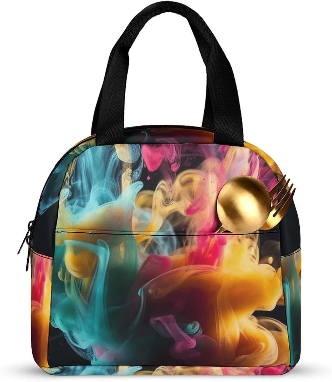 Lunch Bag for Women Men Lunch Box Reusable Melt In The Water Lunch Tote Bag Leakproof Lunch Cooler Bag for Work