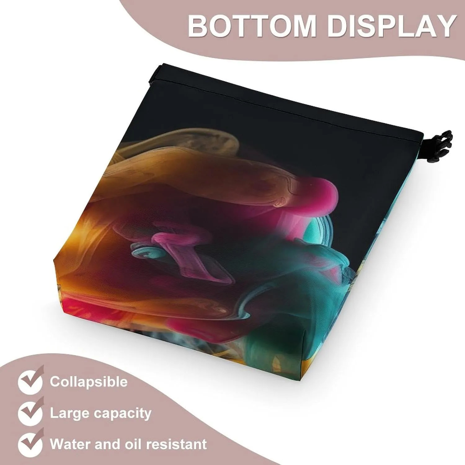 Lunch Bag for Women Men Lunch Box Reusable Melt In The Water Lunch Tote Bag Leakproof Lunch Cooler Bag for Work