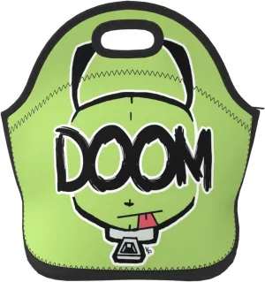 Lunch Bags Invader Anime Zim Insulated Lunch Tote Reusable Portable Lunch Box for Outdoor Office Picnic 11 X 11.4 X 5.5 in