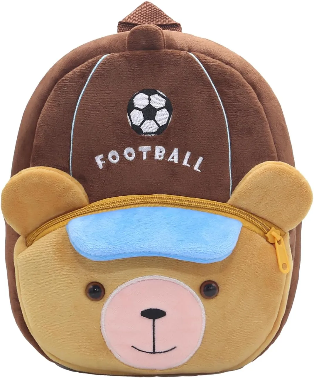 MATMO Toddler Backpack for Girls, Cute Cartoon Little Plush Baby Backpack Baby Toy Bag (Bear)