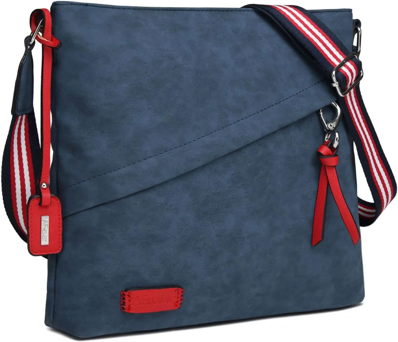 Medium Crossbody Bags for Women Trendy, Leather Cross Body Bag Purses and Travel Shoulder bag with Multi Pockets