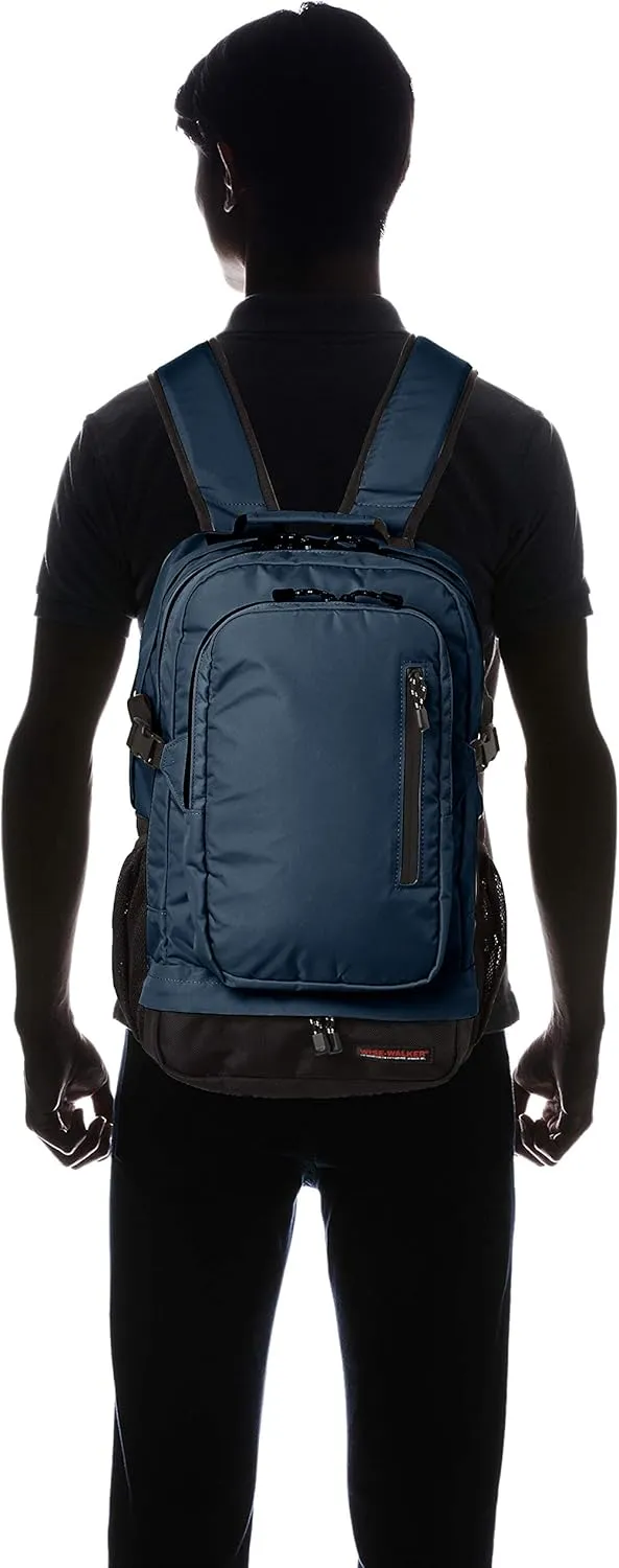 Men Backpack, Navy, One Size